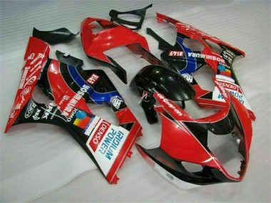 Venta Carenados Moto Suzuki GSXR 1000 2003-2004 - Rojo Negro Azul Yoshimura