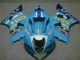 Venta Carenados Moto Suzuki GSXR 1000 2003-2004 - Azul Blanco Amarillo Rizla
