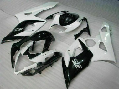 Venta Carenados Moto Suzuki GSXR 1000 2005-2006 - Blanco Negro Brillante