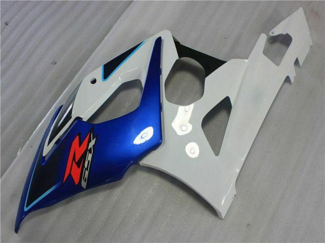Venta Kits Carenado Moto Suzuki GSXR 1000 2005-2006 - Blanco Azul Negro Brillante