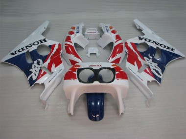Venta Carenados Moto Honda CBR400RR NC23 1987-1989 - Blanco Rojo Azul