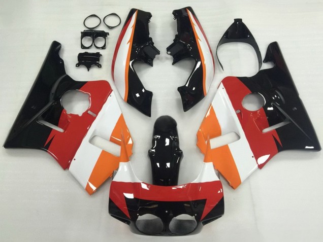 Venta Carenados Moto Honda CBR400RR NC23 1987-1989 - Naranja Blanco Rojo Negro Brillante