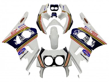 Venta Carenados Moto Honda CBR400RR NC29 1990-1999 - Blanco Oro Rojo Azul Oscuro Rothmans