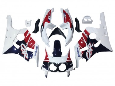 Venta Carenados Moto Honda CBR400RR NC29 1990-1999 - Blanco Rojo Azul Oscuro Fireblade