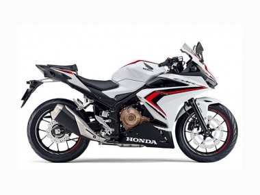 Venta Carenados Moto Honda CBR400R 2022 - Blanco Rojo Negro Brillante
