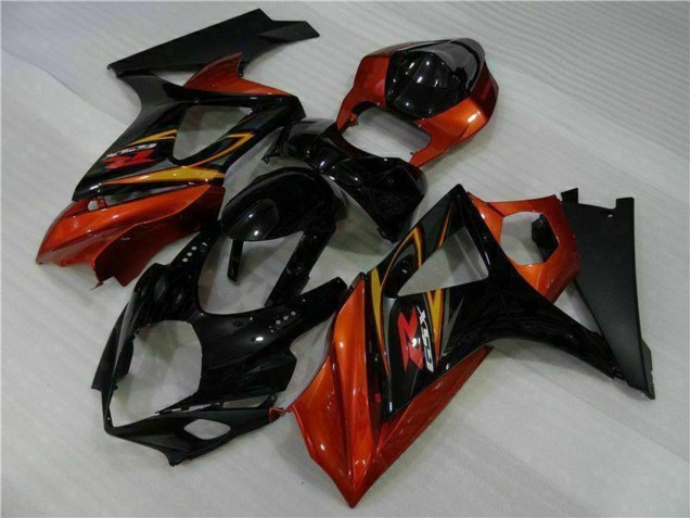 Venta Carenados Moto Suzuki GSXR 1000 2007-2008 - Negro Naranja