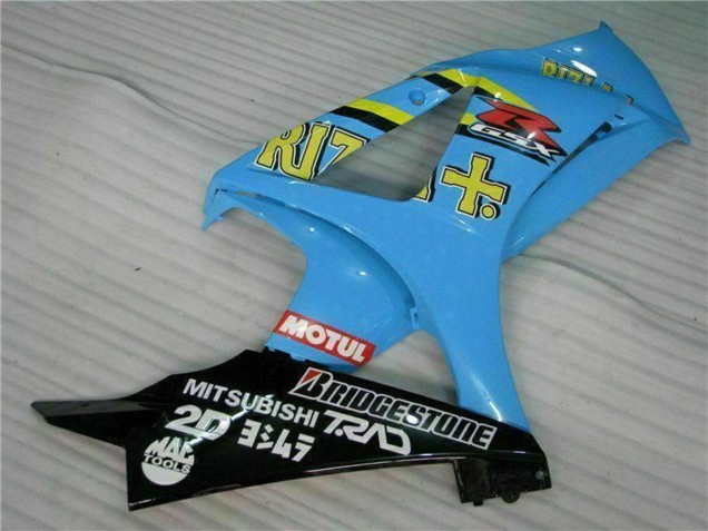 Venta Kits Carenado Moto Suzuki GSXR 1000 2007-2008 - Azul Oro Negro Rizla