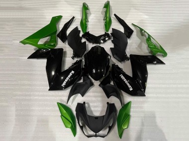 Venta Carenado Moto Kawasaki Z250/Z300 2015-2016 - Verde Negro Brillante