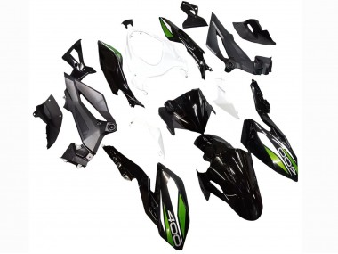 Venta Carenados Moto Kawasaki Z400 2018-2024 - Blanco Negro Brillante Verde