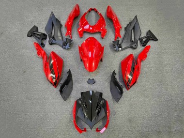 Venta Carenados Moto Kawasaki Z400 2018-2024 - Rojo Negro Mate