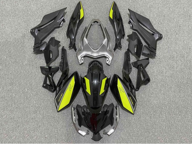 Venta Carenados Moto Kawasaki Z400 2018-2024 - Negro Mate Amarillo