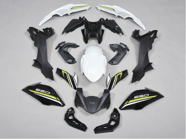 Venta Carenados Moto Kawasaki Ninja Z650 2017-2019 - Negro Blanco Amarillo