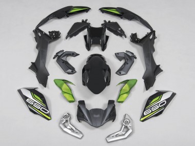Venta Carenados Moto Kawasaki Ninja Z650 2017-2019 - Negro Verde Plata