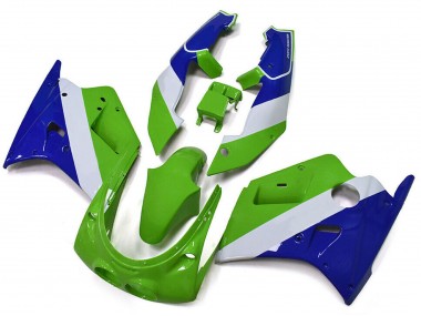 Venta Carenados Moto Kawasaki ZXR250 1989-1990 - Verde Blanco Azul