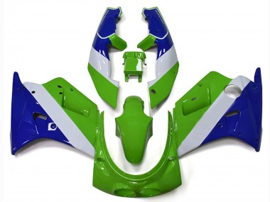 Venta Carenados Moto Kawasaki ZXR250 1989-1990 - Verde Blanco Azul