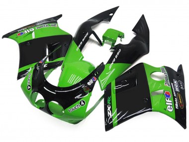 Venta Carenados Moto Kawasaki ZXR250 1989-1990 - Verde Negro Brillante Elf Touch4 Bridgestone