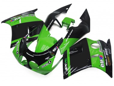 Venta Carenados Moto Kawasaki ZXR250 1989-1990 - Verde Negro Brillante Elf Touch4 Bridgestone