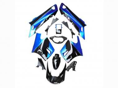 Venta Carenado Moto Kawasaki ZZR1100 1990-1992 - Azul Negro Brillante