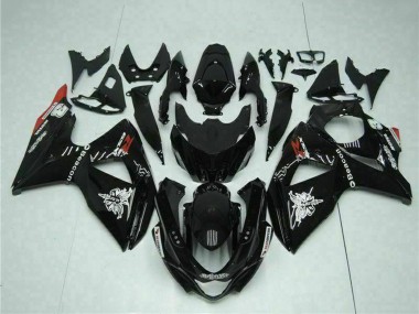 Venta Carenados Moto Suzuki GSXR 1000 2009-2016 - Negro Brillante Rojo Faro Motul
