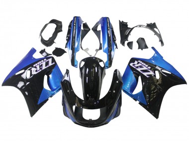 Venta Carenados Moto Kawasaki ZZR1100 1990-1992 - Azul Negro Brillante