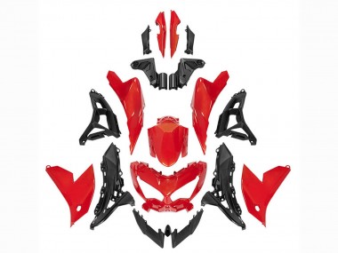 Venta Carenados Moto Kawasaki Versys 650 2022-2025 - Rojo Negro