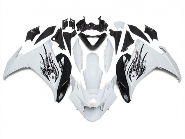 Venta Carenados Moto Yamaha FZ6R 2009-2015 - Blanco Negro