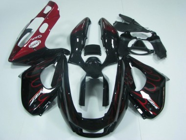 Venta Carenados Moto Yamaha YZF 1000R Thunderace 1997-2007 - Negro Rojo Llama