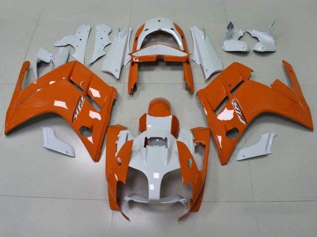 Venta Carenados Moto Yamaha FJR1300 2001-2006 - Naranja Blanco