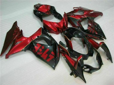 Venta Carenados Moto Suzuki GSXR 1000 2009-2016 - Rojo Negro Brillante