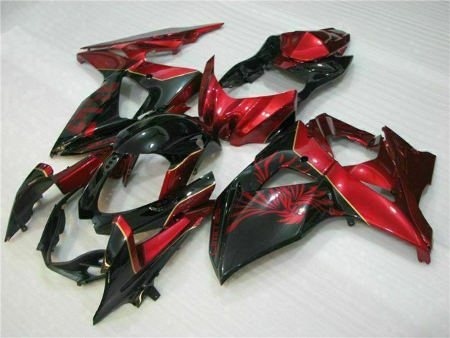 Venta Carenados Moto Suzuki GSXR 1000 2009-2016 - Rojo Negro Brillante