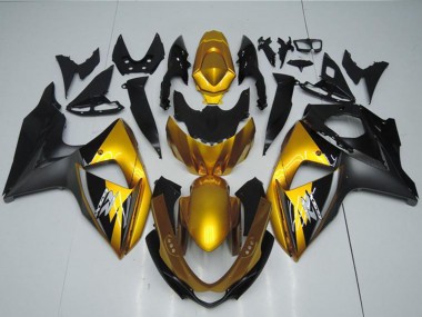 Venta Carenados Moto Suzuki GSXR 1000 2009-2016 - Oro Negro Mate