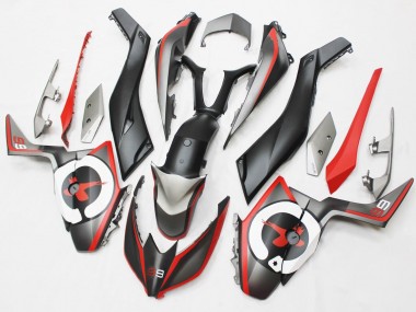 Venta Carenados Moto Yamaha XMAX300 2017-2021 - Negro Mate Rojo Gris 99