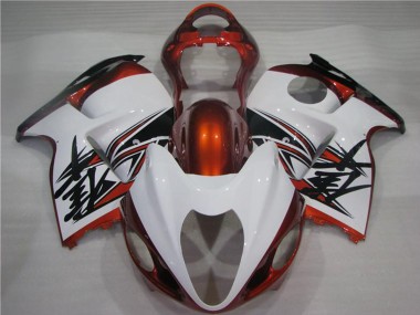 Venta Carenados Moto Suzuki GSXR 1300 Hayabusa 1996-2007 - Blanco Naranja Negro