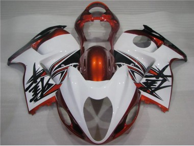 Venta Carenados Moto Suzuki GSXR 1300 Hayabusa 1996-2007 - Blanco Naranja Negro
