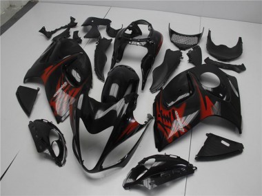 Venta Carenados Moto Suzuki GSXR 1300 Hayabusa 2008-2020 - Negro Brillante Rojo