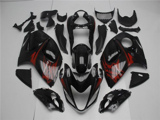 Venta Carenados Moto Suzuki GSXR 1300 Hayabusa 2008-2020 - Negro Brillante Rojo