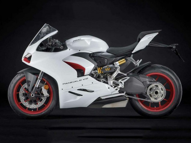 Venta Carenados Moto Ducati Panigale V2 2020-2024 - Blanco Rojo Negro Mate