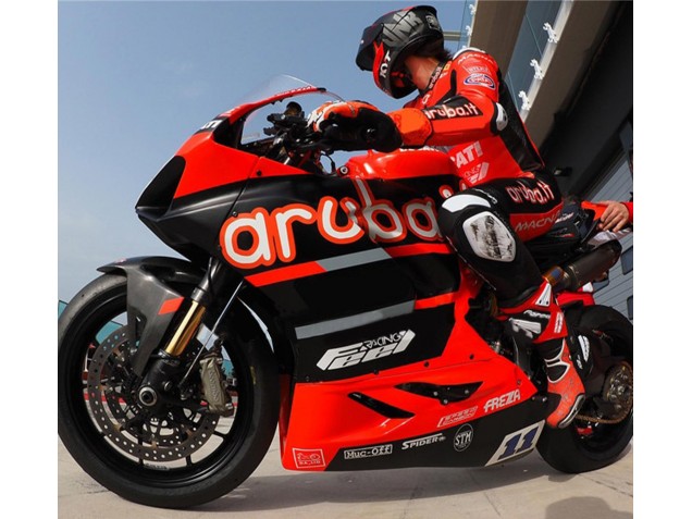 Venta Carenados Moto Ducati Panigale V4 V4S 2018-2019 - Rojo Negro Brillante Aruba 11