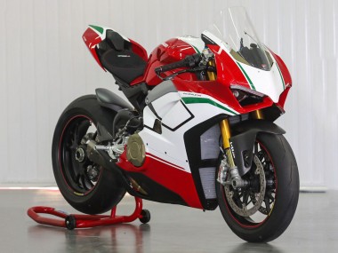 Venta Carenados Moto Ducati Panigale V4 V4S 2018-2019 - Blanco Rojo Verde Negro Brillante