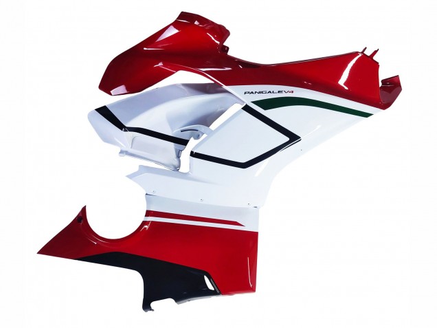 Venta Carenados Moto Ducati Panigale V4 V4S 2018-2019 - Blanco Rojo Verde Negro Brillante