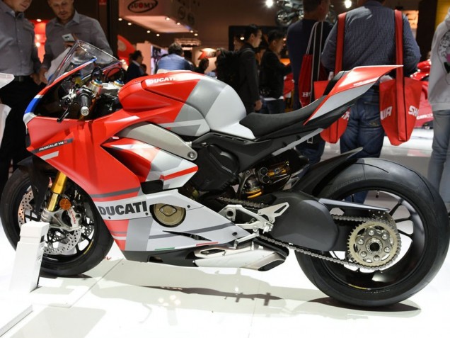 Venta Carenados Moto Ducati Panigale V4 V4S 2018-2019 - Blanco Plata Rojo Negro Brillante