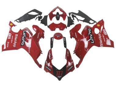 Venta Carenado Moto Ducati Panigale V4 V4S 2020-2021 - Rojo Negro Brillante Lenovo 117