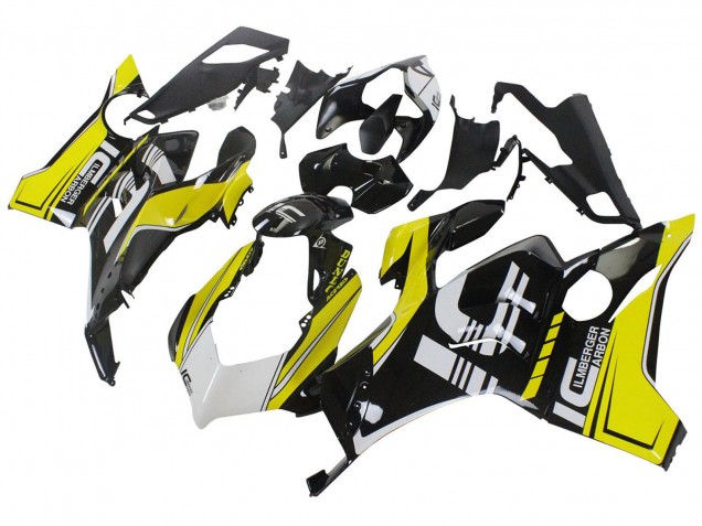 Venta Carenados Moto Ducati Panigale V4 V4S 2020-2021 - Amarillo Blanco Negro Brillante