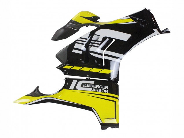 Venta Carenados Moto Ducati Panigale V4 V4S 2020-2021 - Amarillo Blanco Negro Brillante