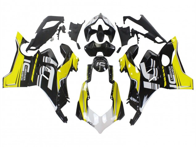 Venta Carenados Moto Ducati Panigale V4 V4S 2020-2021 - Amarillo Blanco Negro Brillante