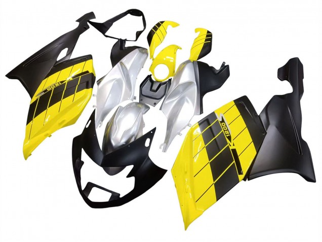 Venta Carenados Moto BMW K1200S 2005-2010 - Amarillo Plata Negro Mate