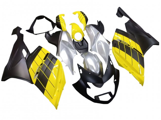 Venta Carenados Moto BMW K1200S 2005-2010 - Amarillo Plata Negro Mate
