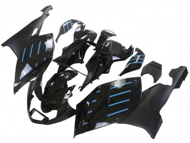 Venta Carenados Moto BMW K1200S 2005-2010 - Negro Brillante Negro Mate Azul Línea