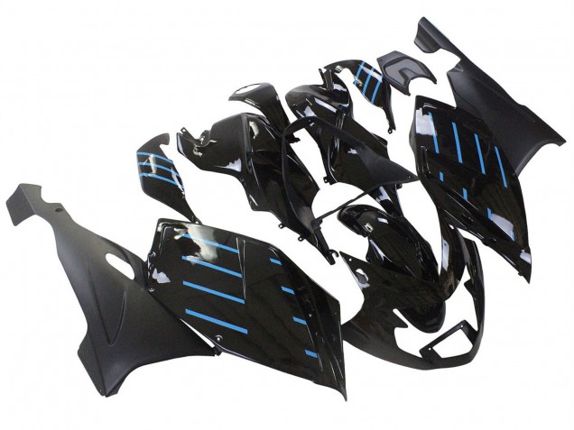Venta Carenados Moto BMW K1200S 2005-2010 - Negro Brillante Negro Mate Azul Línea