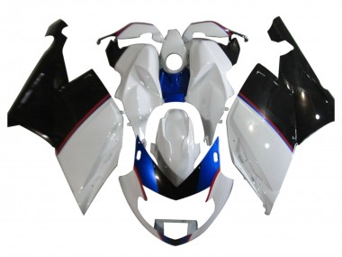 Venta Carenados Moto BMW K1200S 2005-2010 - Blanco Azul Negro Brillante
